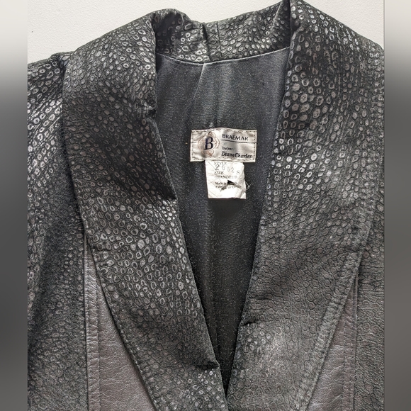 BRAEMAR Vintage Leather Coat - Picture 3 of 7